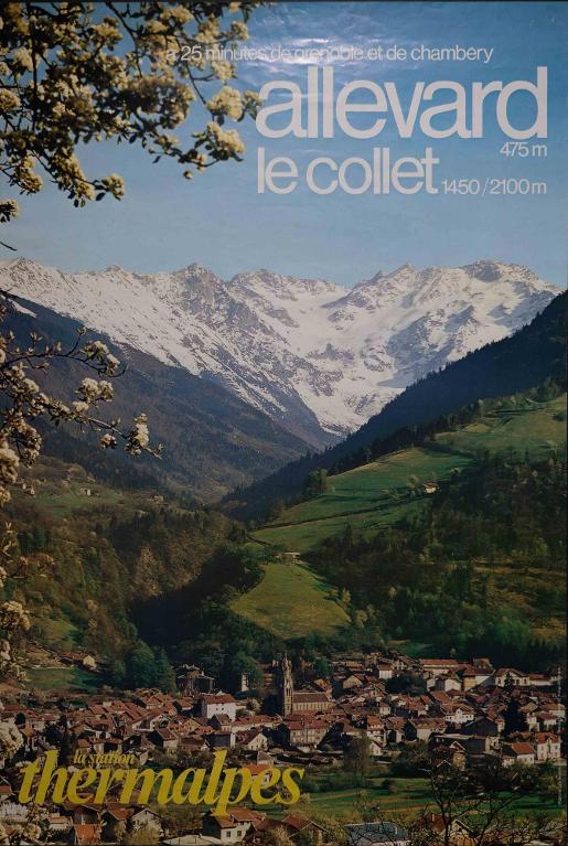 Affiche - Allevard, Le Collet : la station thermalpes