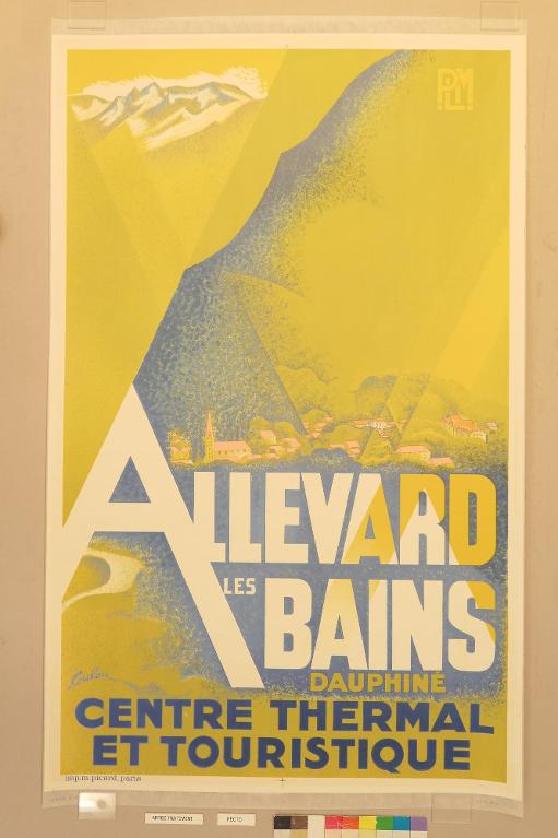 Affiche PLM - Allevard-les-Bains, Centre thermal et touristique
