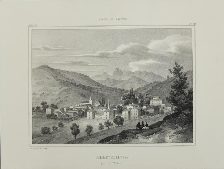 Album du Dauphiné. Allevard (Isère). Côté des Bains
