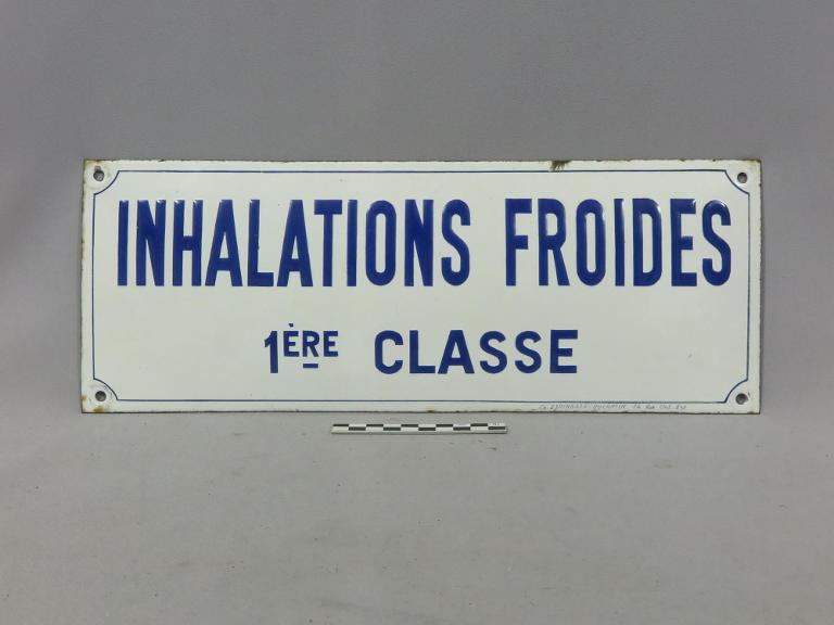 Inhalations froides - 1ère classe