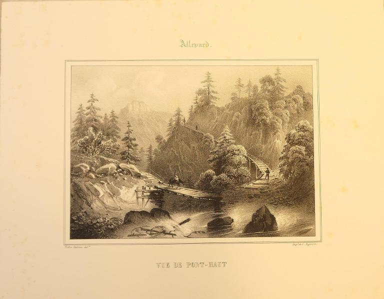 Allevard. Vue de Pont-haut.