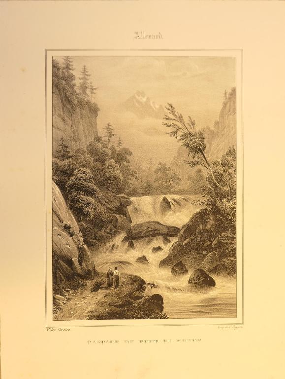 Allevard. Cascade du Bout du Monde