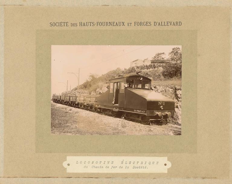 Locomotive électrique du chemin de fer de la Société
