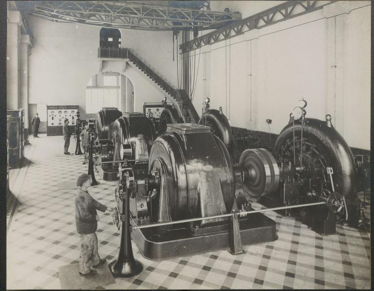 Intérieur de la centrale du Bout du Monde