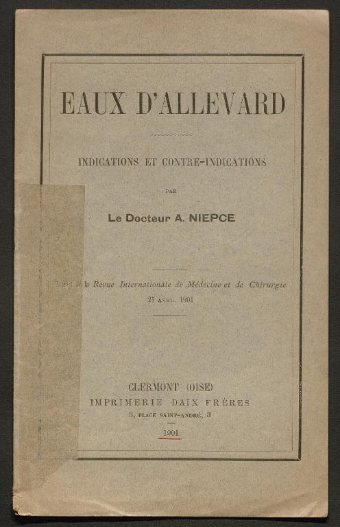 Eaux d'Allevard. Indications et contre-indications.