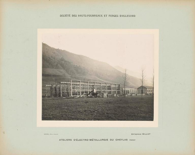 Construction de l’usine du Cheylas