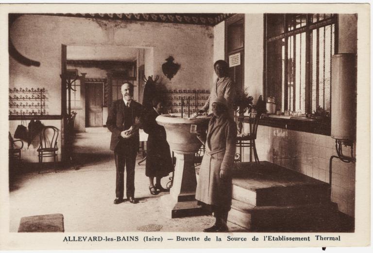 Buvette de la Source de l'établissement thermal d'Allevard