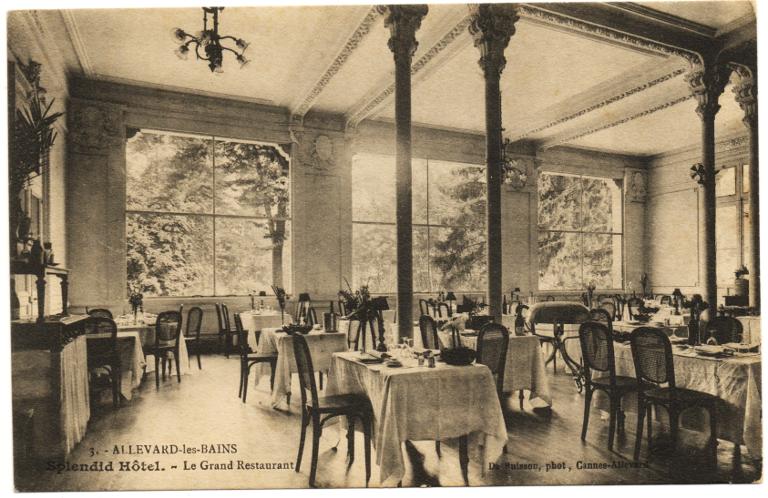 Grand restaurant de l'hôtel Le Splendid