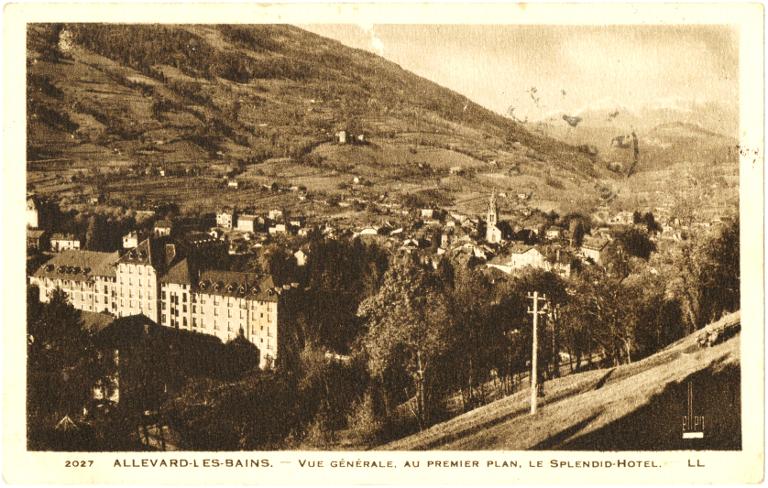 Vue générale d'Allevard