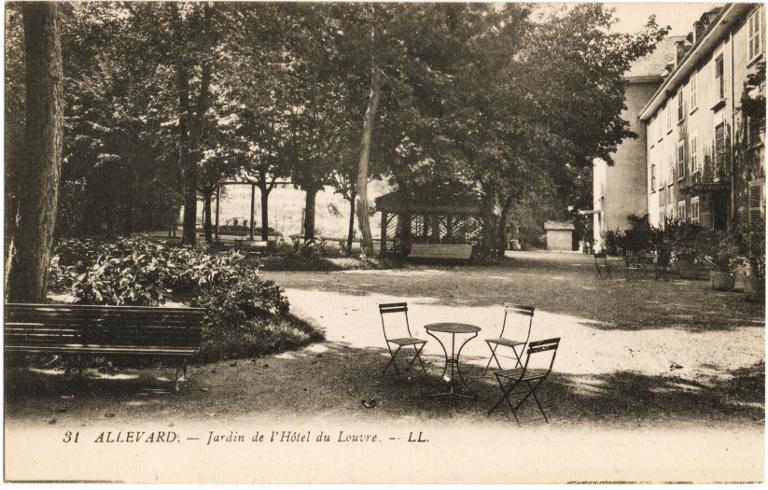 Jardin de l'hôtel du Louvre