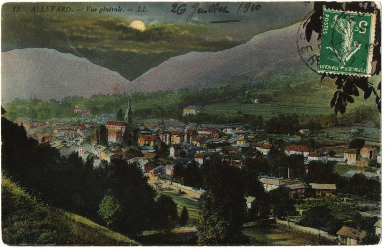 Vue générale d'Allevard