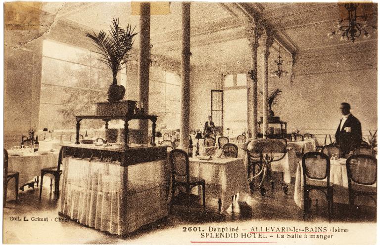 Salle à manger de l'hôtel Le Splendid