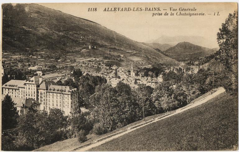 Vue générale d'Allevard