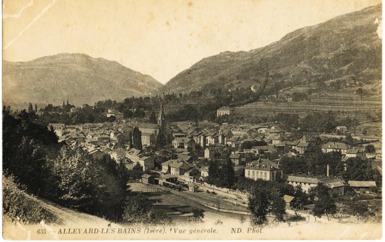 Vue générale d'Allevard