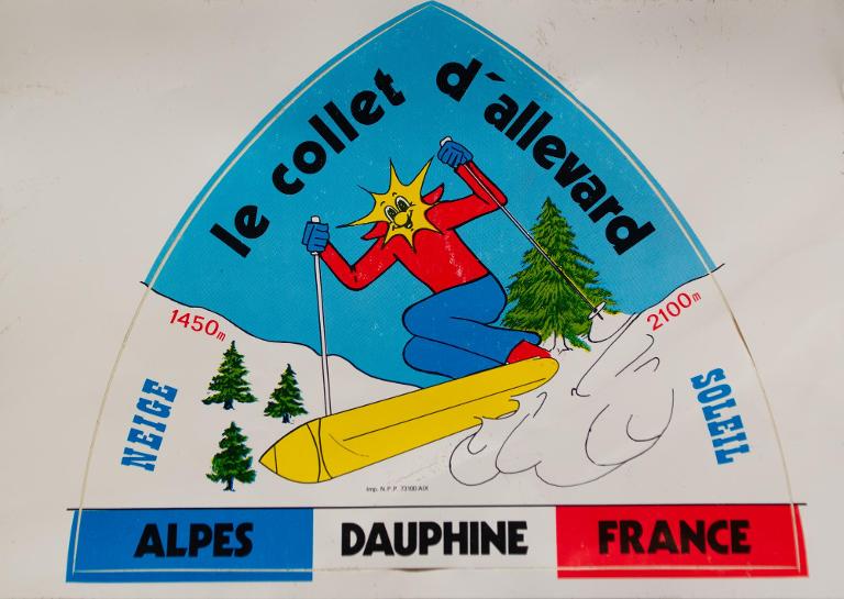 Autocollant publicitaire 