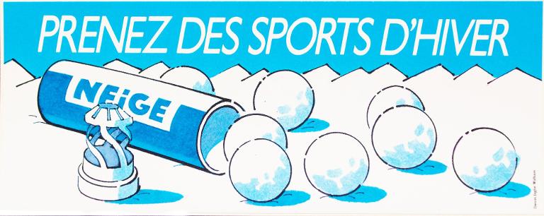 Autocollant publicitaire 