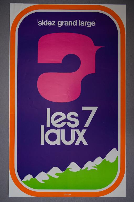 Affiche - Skiez grand large, les 7 Laux