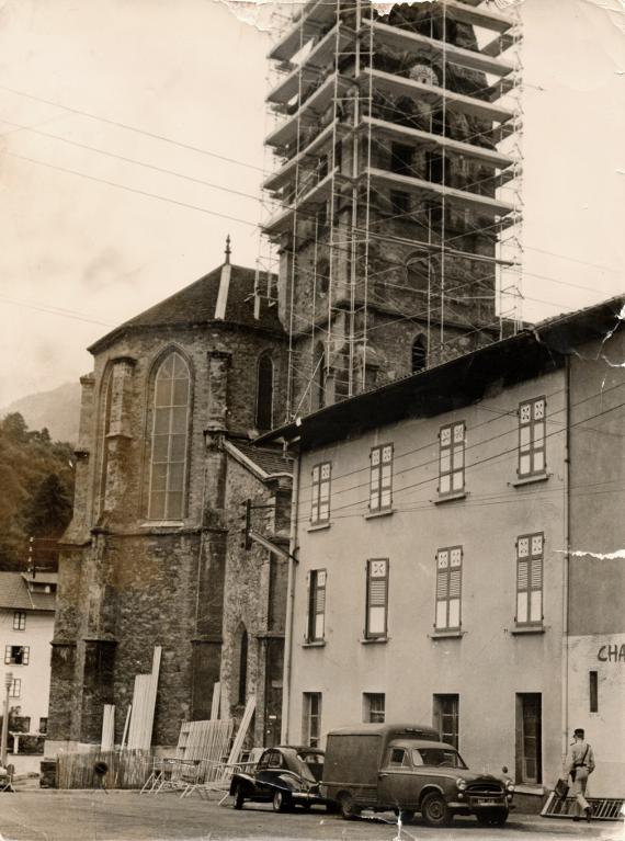Rénovation du clocher de l'église d'Allevard