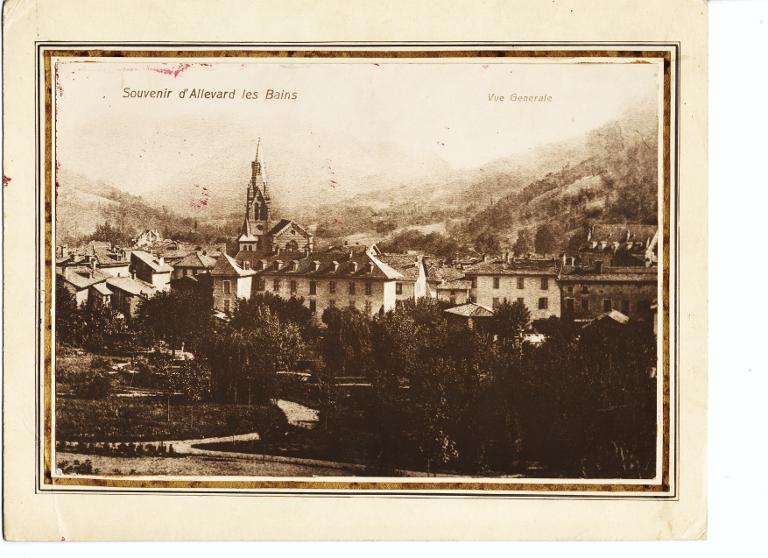 Vue générale d'Allevard