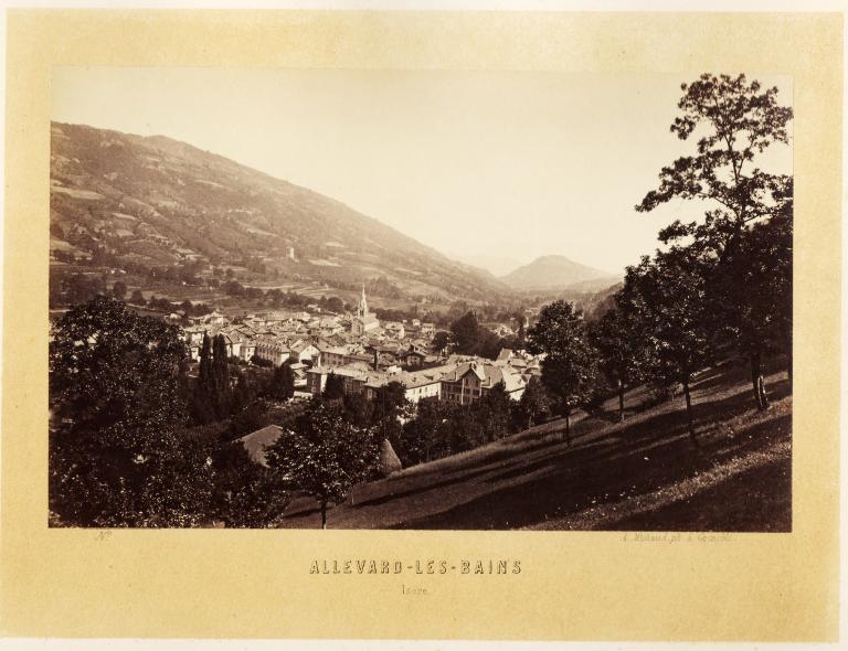 Vue générale d'Allevard