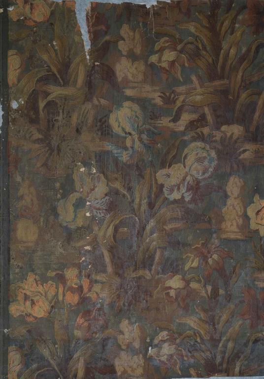 Papier peint - Décor de fleurs tulipes, iris et jonquilles