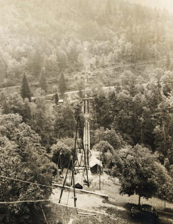 Conduite forcée de la centrale de Pinsot