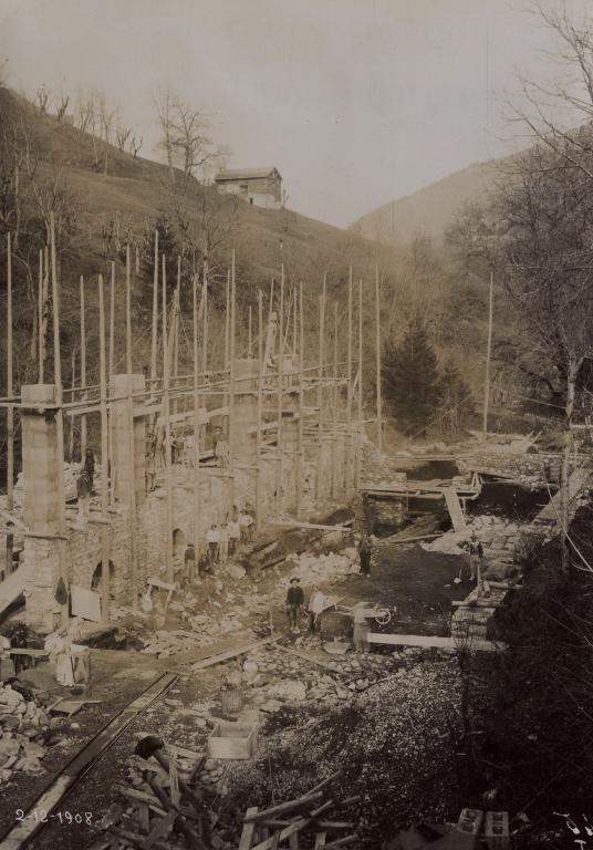 Chantier de la centrale de Pinsot