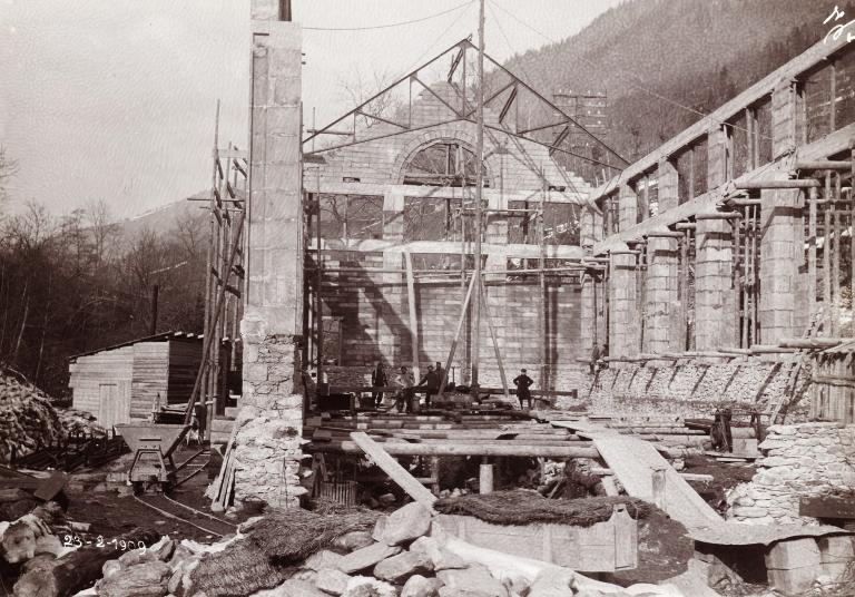 Chantier de la centrale de Pinsot