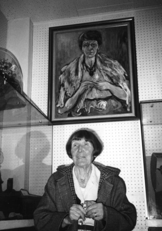 Lucienne Escoffon au musée