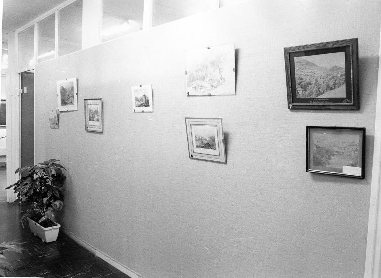 Couloir et ancienne muséographie