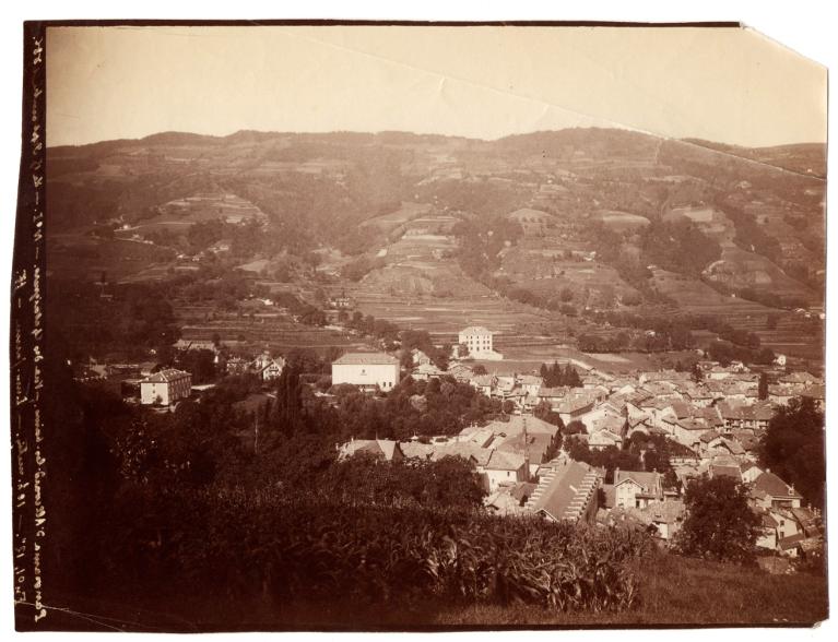 Vue d'Allevard et de Bramfarine