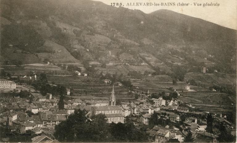 Vue générale d'Allevard