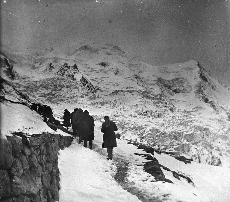 Le glacier des Pélerins