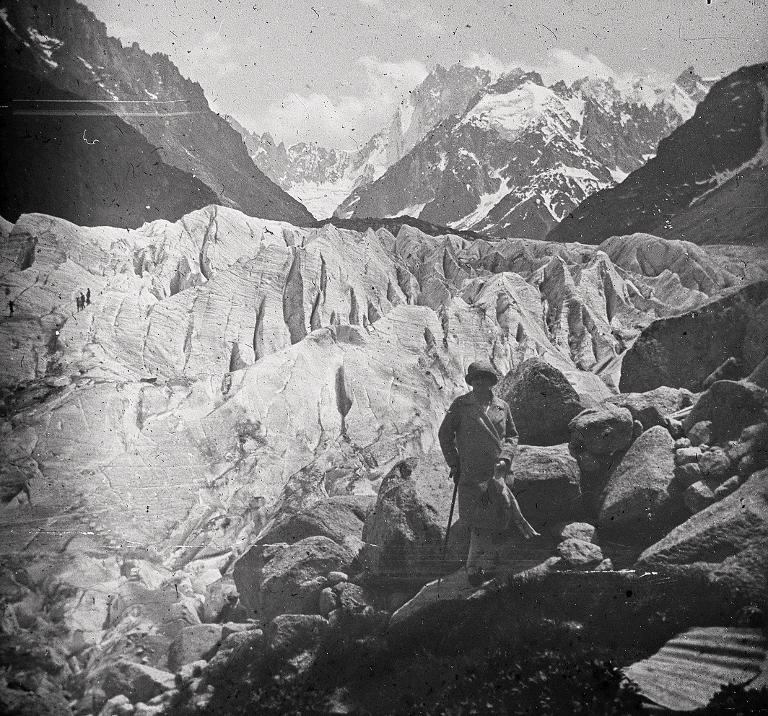 Vue sur la Mer de Glace