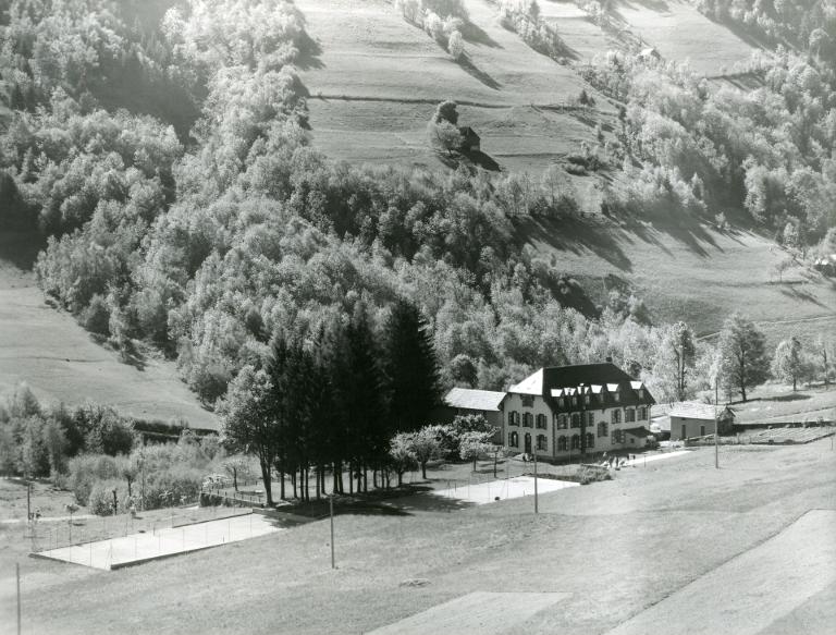La Ferrière. Vue de l'hôtel Baroz au Curtillard