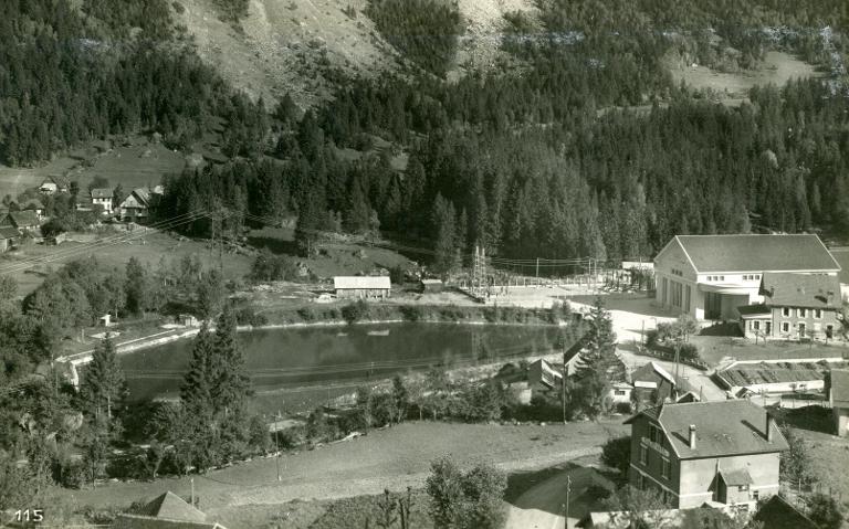 La Ferrière, Vue de la centrale de Fond de France