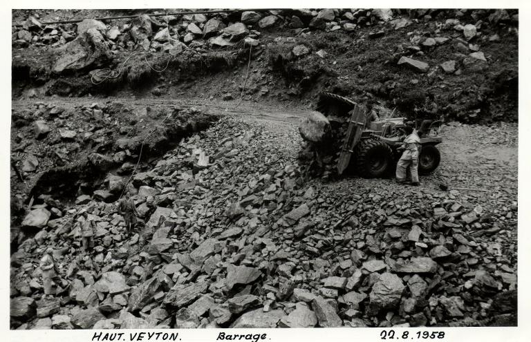 Barrage Haut Veyton - Dumper