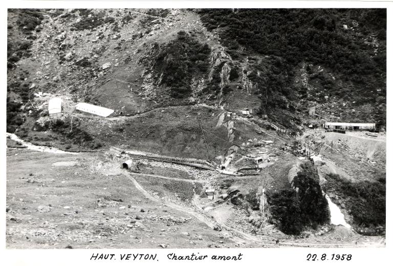 Vue générale - Chantier amont