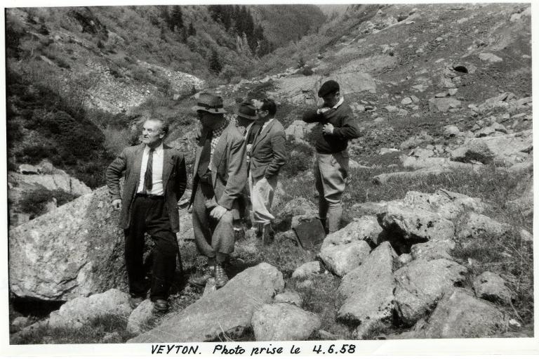 Chantier Haut Veyton - Visite de Paul Thomas