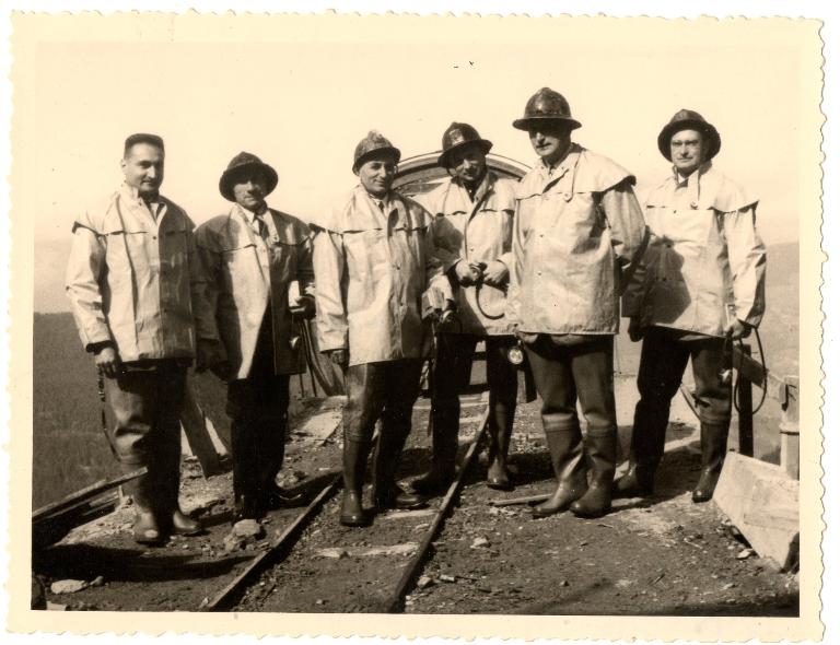 Réunion du CA sur chantier barrage de Veyton