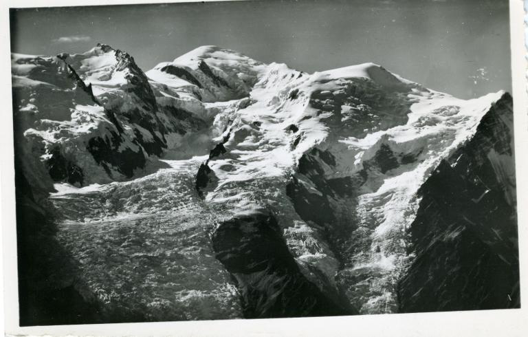 Le Mont-Blanc, vu du Plan Praz