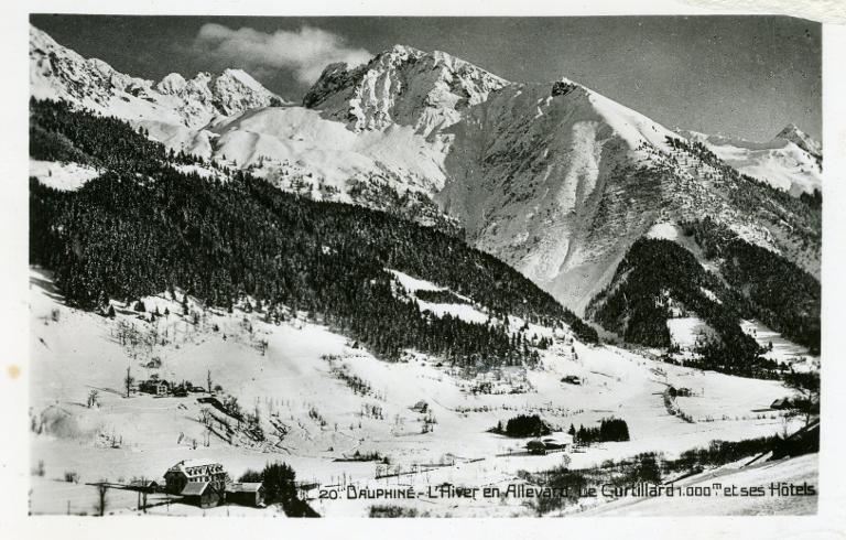 L'hiver en Allevard : Le Curtillard et ses hôtels