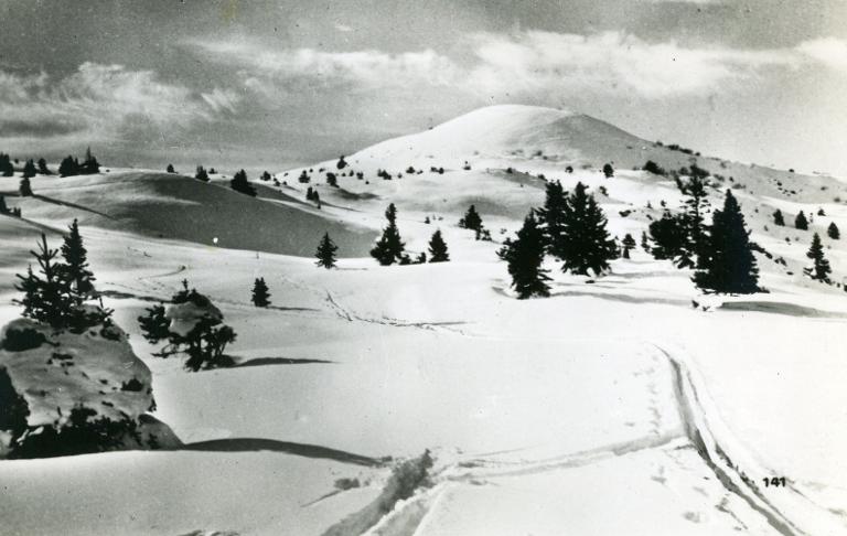 Le Crêt du Poulet en hiver