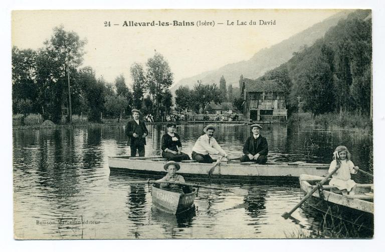 Barques sur le lac du David