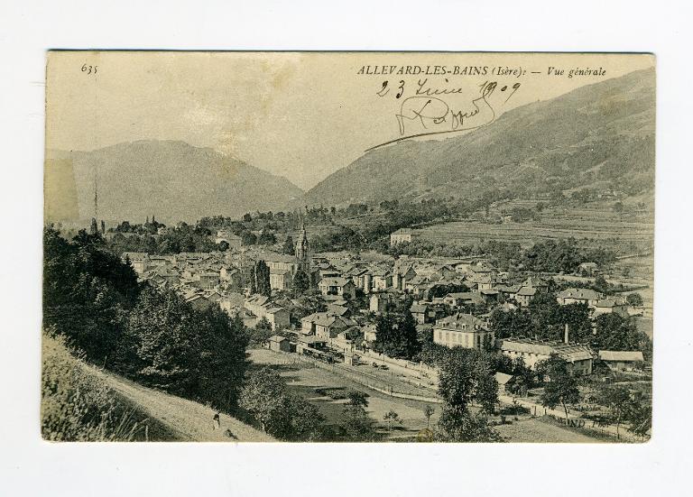 Vue générale d'Allevard