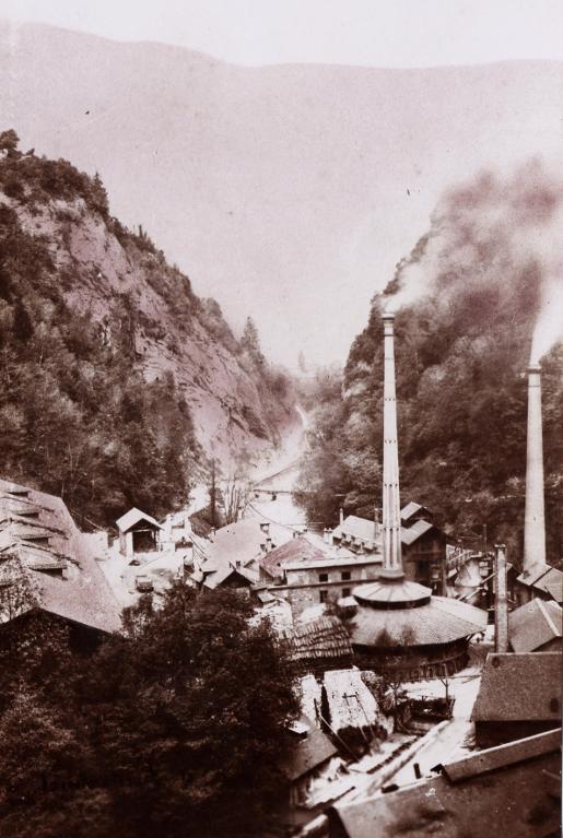 Usine de la Gorge, vue du four de type 