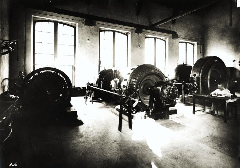 Intérieur de la centrale du Parc