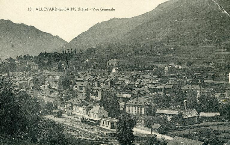 Allevard - Vue générale - le quartier de la gare