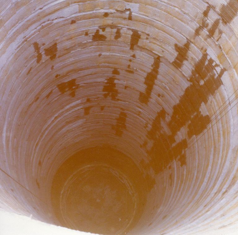 Chantier de l'aménagement de la STEP Arc-Isère : la cheminée d'équilibre du Cheylas