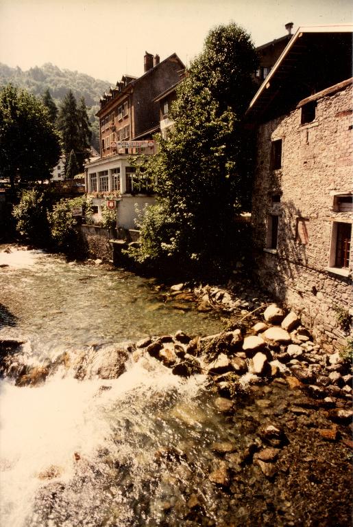 L'hôtel de la cascade au bord du Bréda